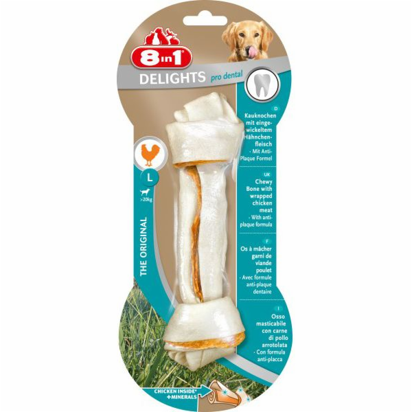 8v1 8v1 Delights Pro Dental Bone L 1 ks.