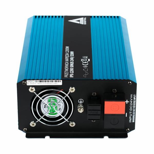 AZO Digital 24 VDC / 230 VAC Converter SINUS IPS-1200S 1200W