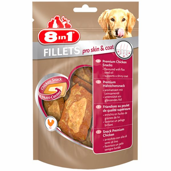 8v1 Fillets Pro Skin & Coat S pochoutka 80g