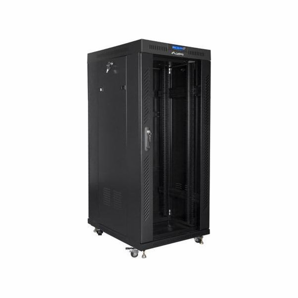 LANBERG FREE STANDING 19 RACK CABINET 27U 600x800 BLACK