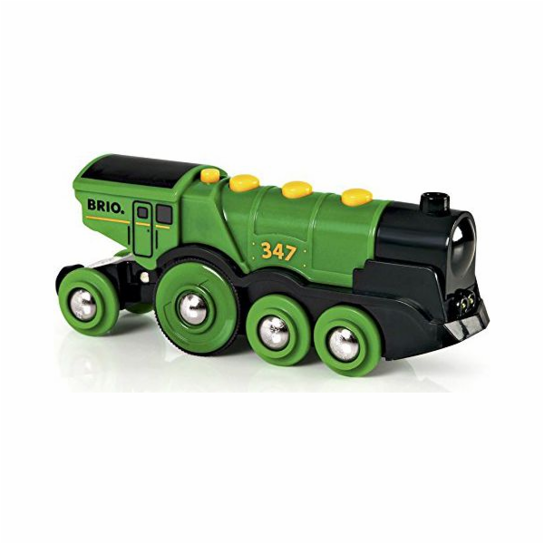 BRIO World Green Gustav bateriová lokomotiva, hračkové vo...