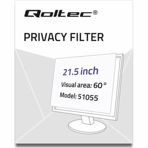Qoltec 51055 RODO privacy filter 21,5" | 16:9