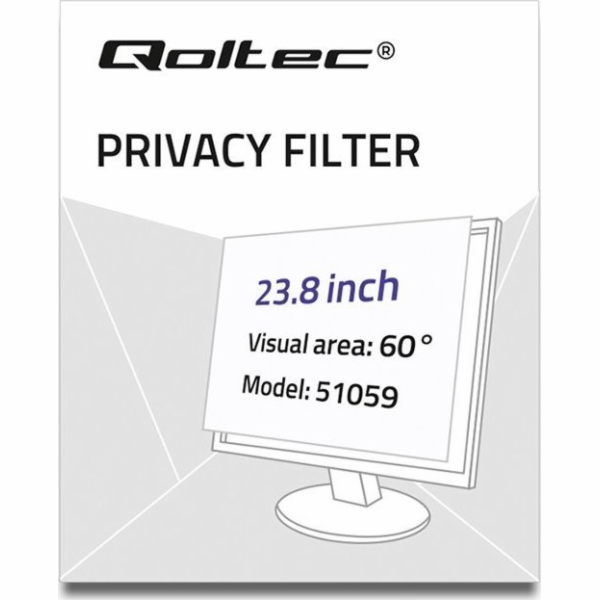 Privatizační filtr Qoltec GDPR 23,8 palce 16: 9 (AKQTAVI0...