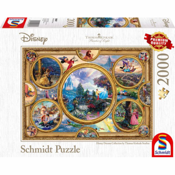 Schmidt Games Puzzle Kolekce Disney Dreams