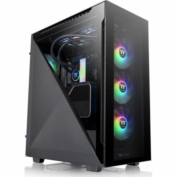 Pouzdro - Oddělovač 500 ARGB Tempered Glass - Black