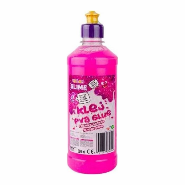 TUBAN Růžové třpytivé lepidlo 500 ml