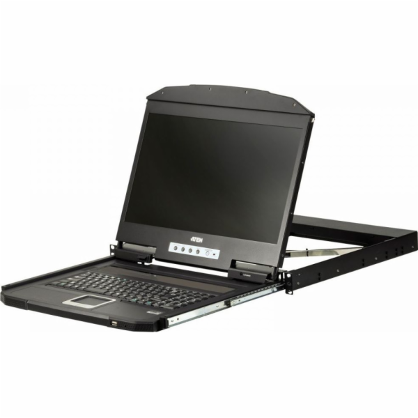 Aten CL3100NX Aten 1U Ultra Short Depth Single Rail WideS...