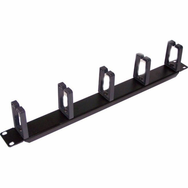 Alantec PK009 cable organizer Wall Cable holder Black 1 p...