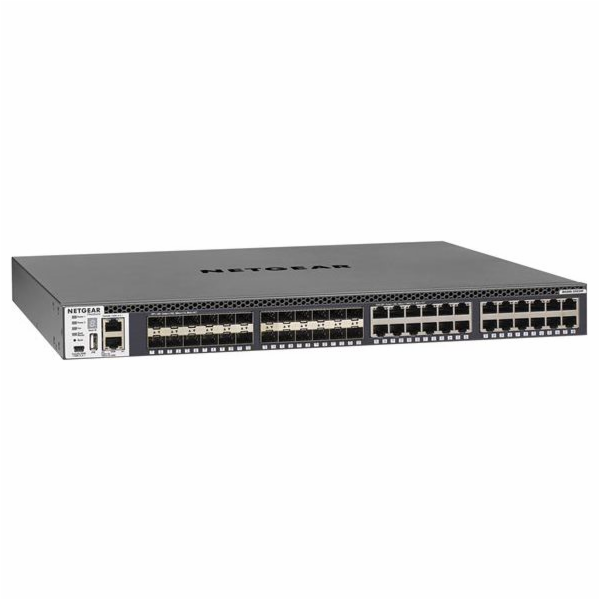 M4300 48-Port (24X24F) 10Gb mgd Switch 1U Rack