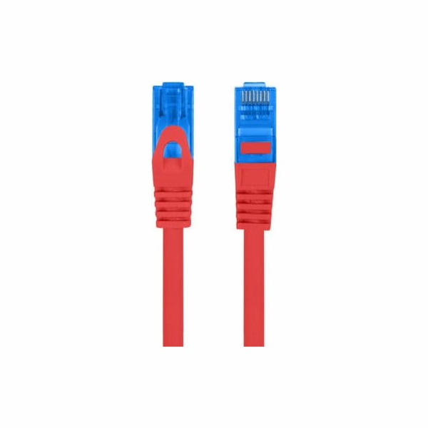 LANBERG PATCHCORD S/FTP CAT.6A 1M RED LSZH