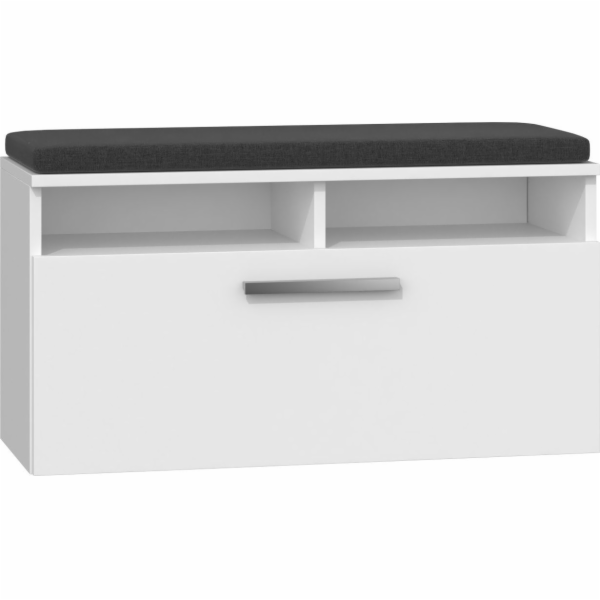 Topeshop RIVA bílý  botník