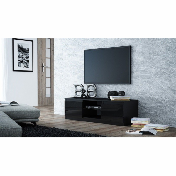 Topeshop RTV120 CZAR P SZ TV stojan/zábavní centrum 2 police