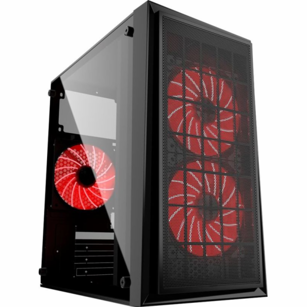 GEMBIRD CCC-FORNAX-950R Gaming design PC case 3x12cm fans...