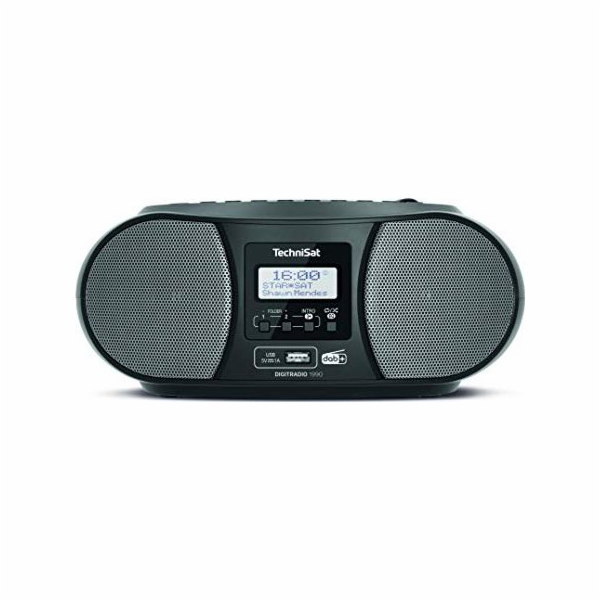 TechniSat Digit 1990 Rádio (černé, DAB+, FM, Bluetooth, CD)