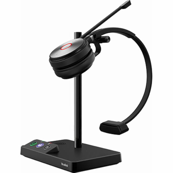 Yealink WH62 Mono DECT základna s náhlavní soupravou na j...