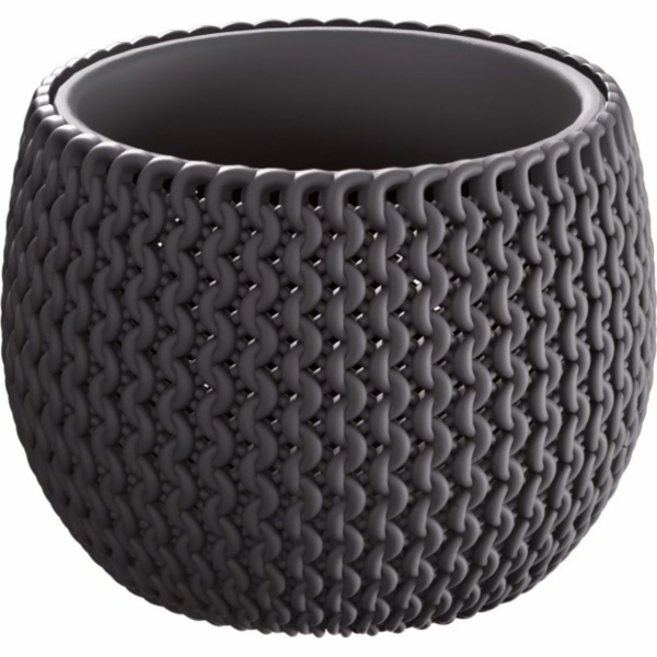 Květináč SPLOFY s vkladem 3,9 l/29 cm antracit