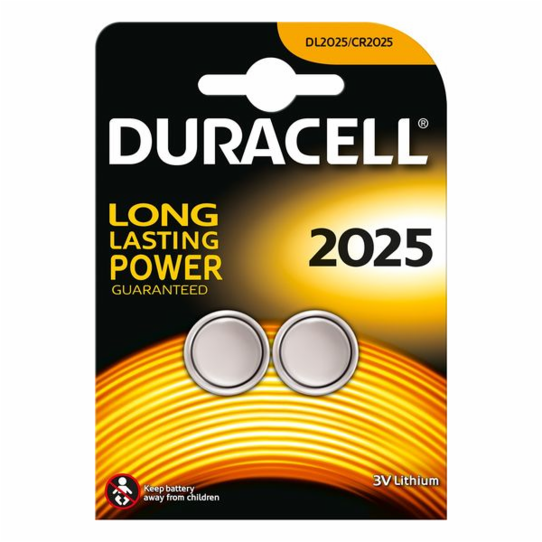 Duracell Lithium CR2025 2 Stück