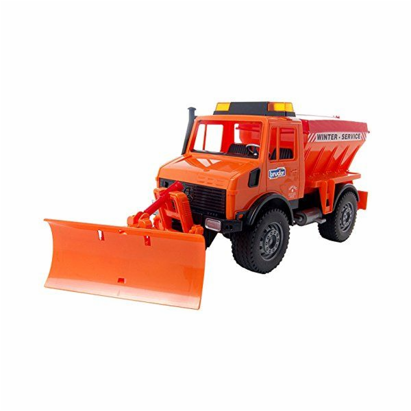 Bruder Mercedes Benz UNIMOG Sypač s radlicí