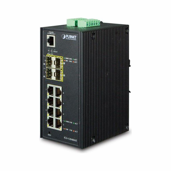 Planet IGS-12040MT L3 switch, 8x1Gb, 2x1Gb SFP, 2x2.5Gb S...
