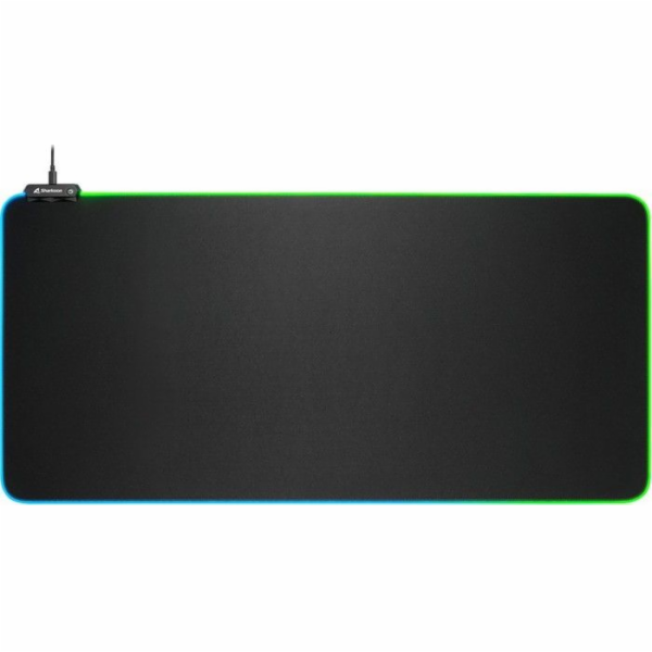 Sharkoon 1337 RGB V2 Gaming Mat 900, herní podložka pod myš