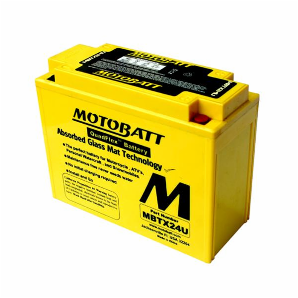 Baterie Motobatt MBTX24U 25 Ah, 12 V, 4 vývody