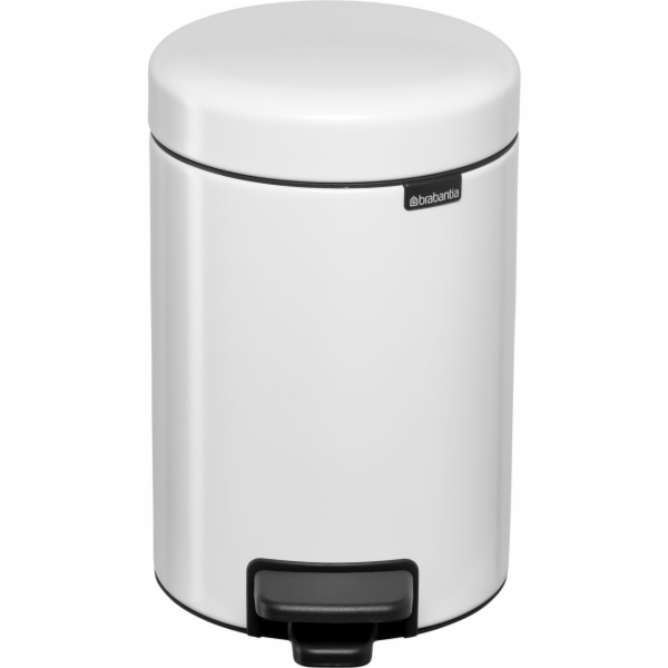 Brabantia Newicon pedálový odpadkový koš 3,0 L bílý