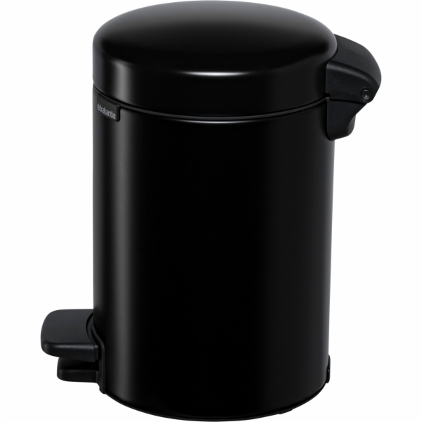 Brabantia Newicon pedálový odpadkový koš 3,0 L cerný matný