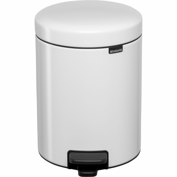 Brabantia Newicon pedálový odpadkový koš 5,0 L bílý