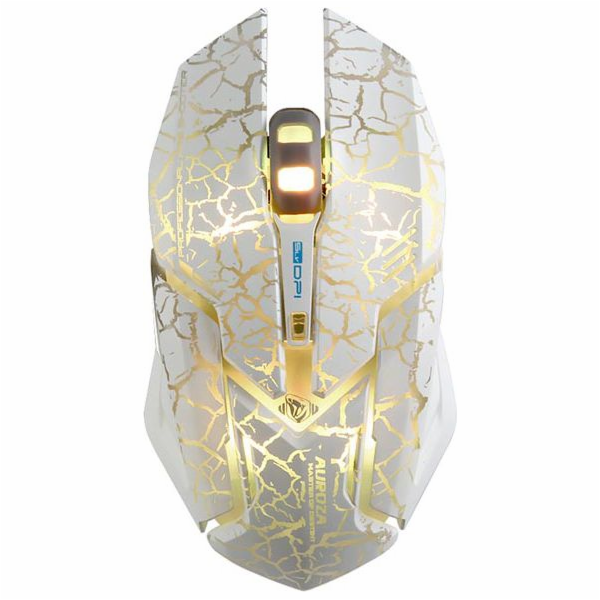 E-Blue Myš Auroza Gaming, bílá, ebox