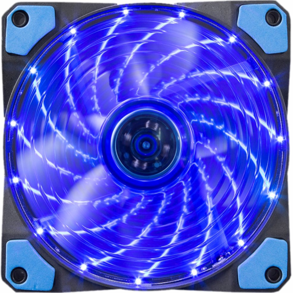 Marvo Ventilátor modrý 15 led svítící