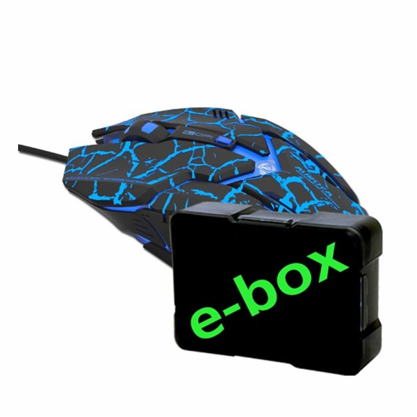 E-Blue Myš Auroza Gaming, černá 49543