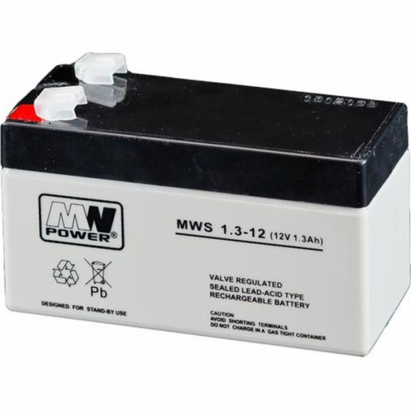 MPL MW POWER MWS 1.3-12 UPS battery Lead-acid accumulator...