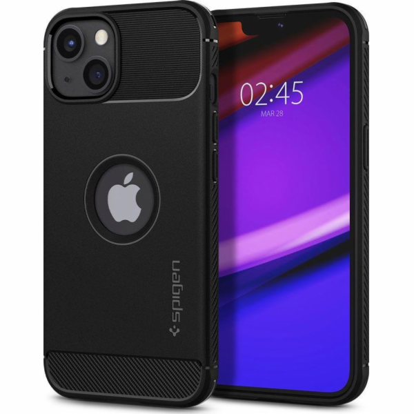 Ochranný kryt Spigen Rugged Armor pro iPhone 13 mini černý