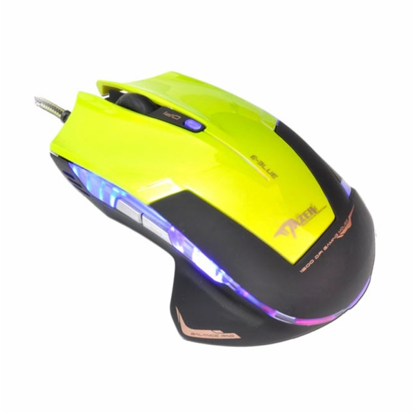 E-Blue&nbsp;Myš&nbsp;Mazer&nbsp;R,&nbsp;2400DPI,zelená,herní