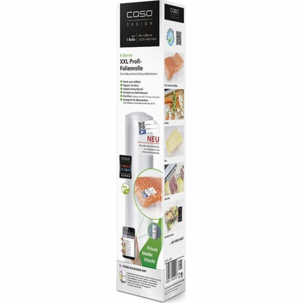 CASO 40X1000CM 1pc 1224 VACUUM FOIL ROLL
