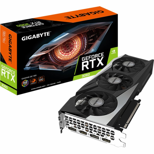 GIGABYTE VGA NVIDIA GeForce RTX 3060 GAMING LHR OC 12G, 1...