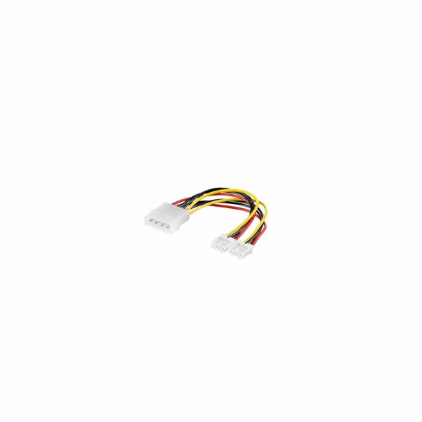 PREMIUMCORD Kabel napájecí HDD, FDD 5,25"-2x3,5"
