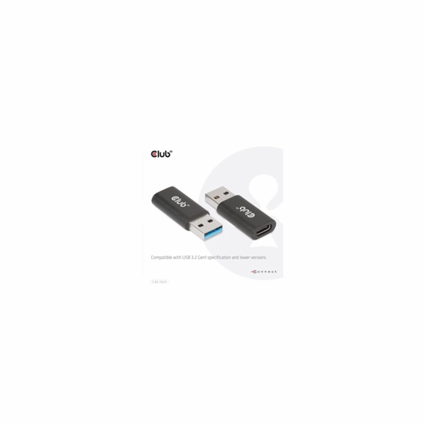 Club3D adaptér USB 3.2 Gen1 Type A na USB 3.2 Gen1 Type C...
