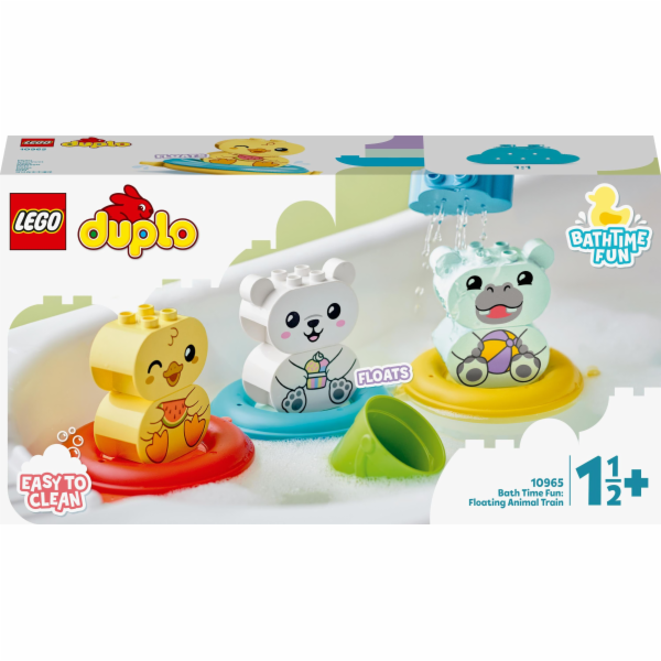 Lego Duplo 10965 Legrace ve vaně: Plovoucí vláček se zvíř...
