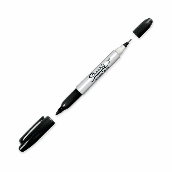Double Sided Marker Sharpie Twin Tip - black