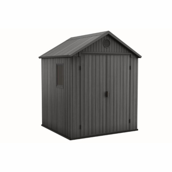 Zahradní domek Keter Darwin 6 x 6 šedý, s podlahou