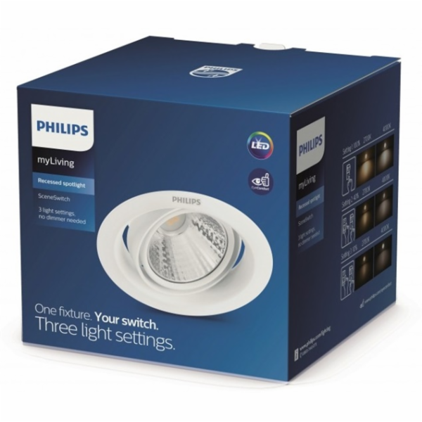 Vestavné svítidlo POMERON 59554 3W 4K LED DIM