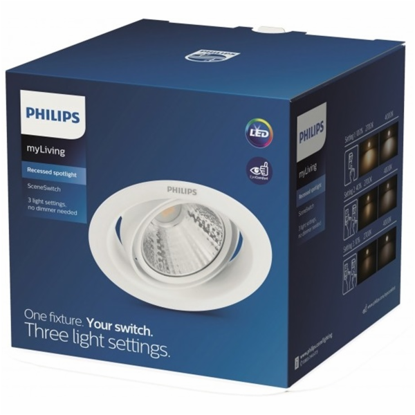 Vestavné svítidlo POMERON 59556 7W 4K LED DIM