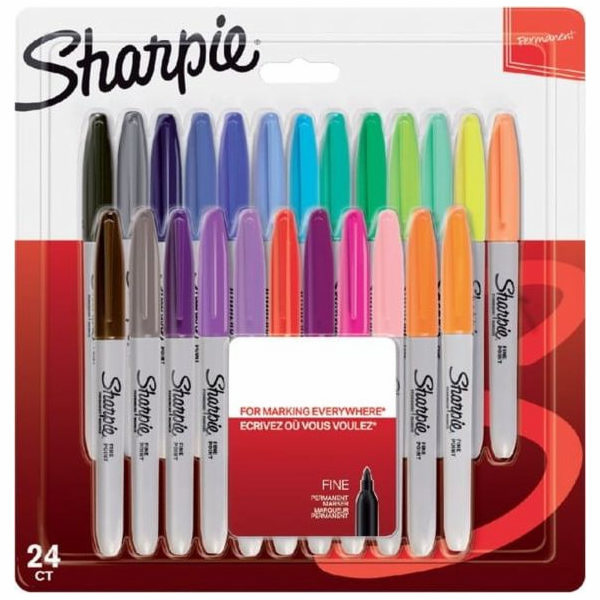 1x24 Sharpie Permanentmarker F 24 colours