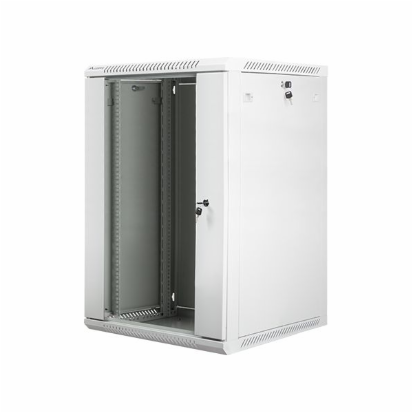 LANBERG Nástěnná jednodílná skříň 19", 18U/600x600 (v roz...