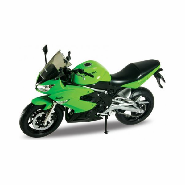 Welly Motocykl Kawasaki Ninja 650R 1:10 zelený
