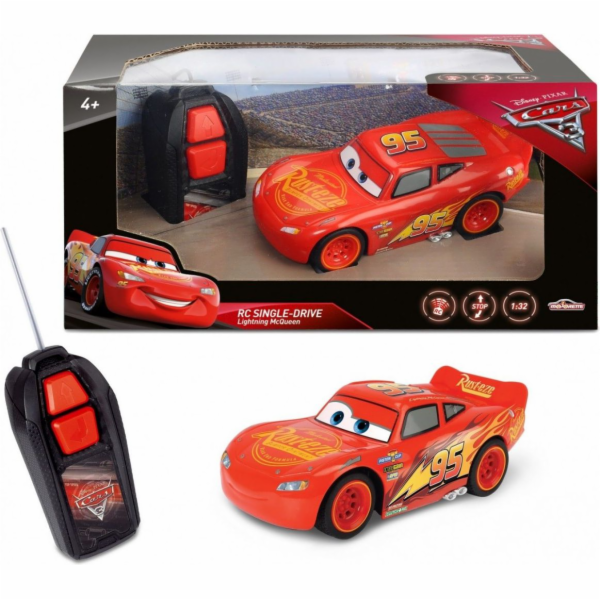 Auto Dickie RC Cars 3 Blesk McQueen Single Drive 1:32, 1kan
