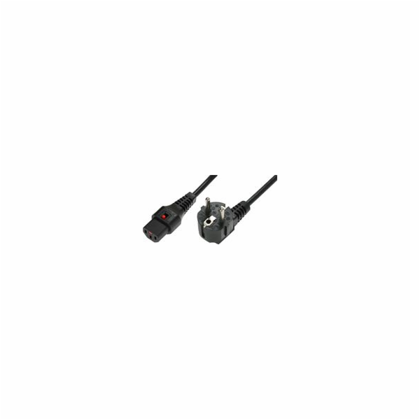 MicroConnect IEC LOCK C13 - R / A napájecí kabel SCHUKO (...
