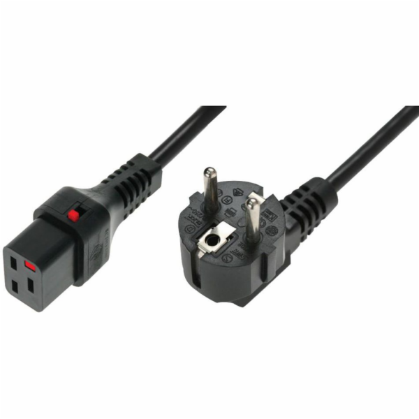 ASM IEC-EL262S Power Cable R/A Schuko plug H05VV-F 3 x 1....