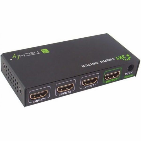 Techly Switch HDMI 3 v 1, 4K2K (309913)